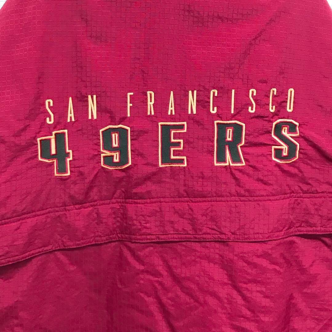 プーマ PUMA NFL☆ジャケット L エンジ色