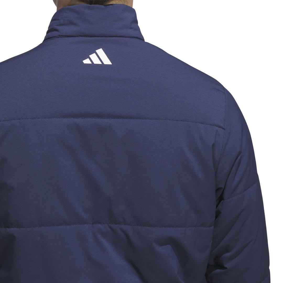 adidasゴルフ プルオーバージャケット XLネイビー　中綿