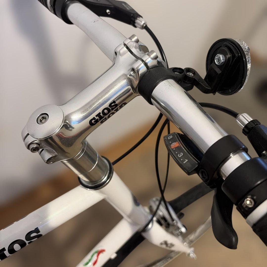 GIOS MIGNON ホワイト ミニベロ　510 手渡し