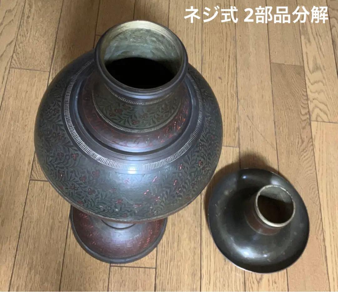 ヴィンテージ 花花瓶は美しく手描きされています。 アラビアの騎士。ホテル