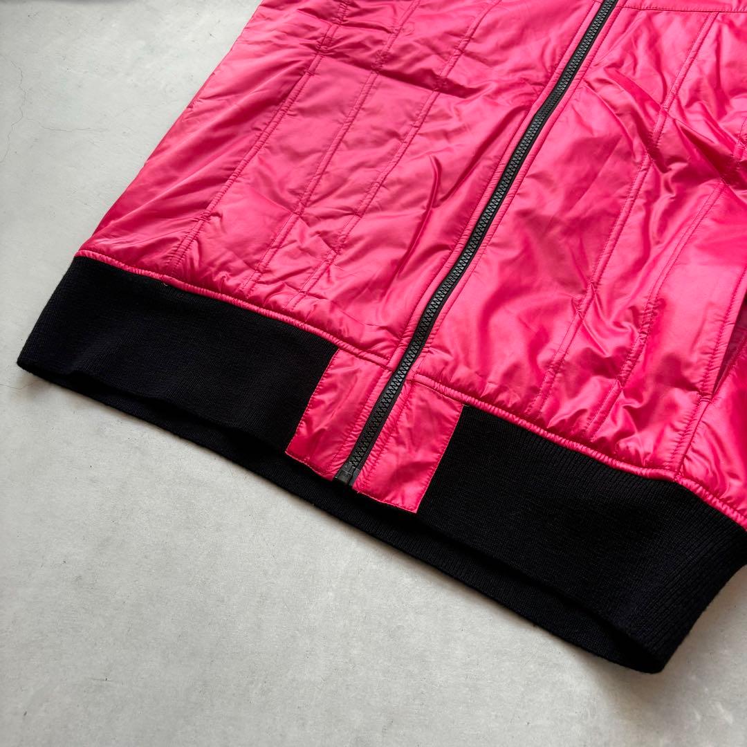 【極美品】NIKE GOLF 中綿ナイロン 袖ウールニット ジップジャケット L