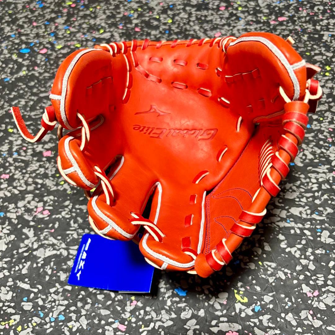 ミズノ グローバルエリート 投手用 硬式用 グローブ スプレンディッドオレンジ