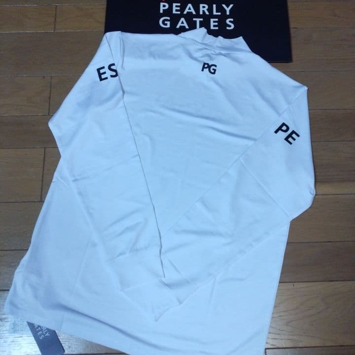 ⭐新品⭐パーリーゲイツ⭐長袖モック⭐白⭐メンズ⭐Lサイズ⭐