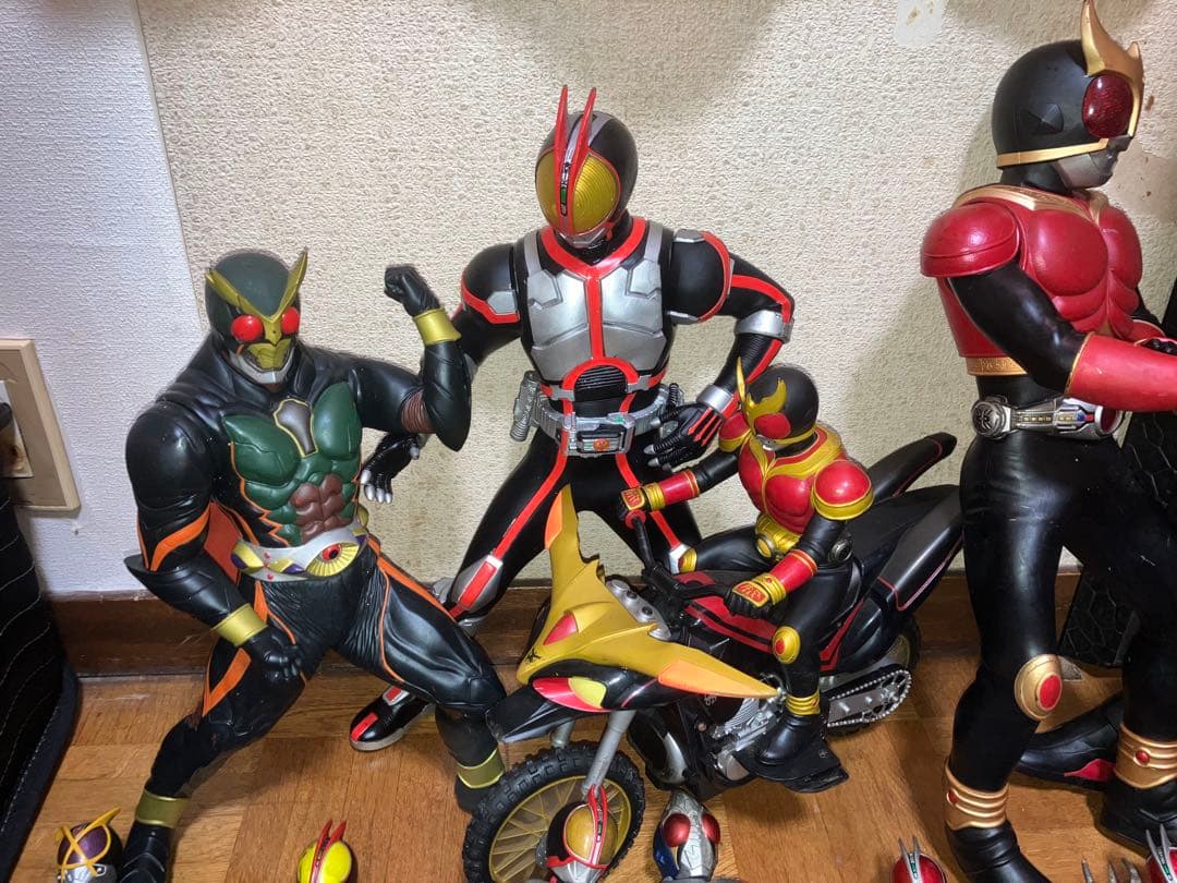 仮面ライダー特大フィギュア　ジャンク品　17体セット　個売り要相談