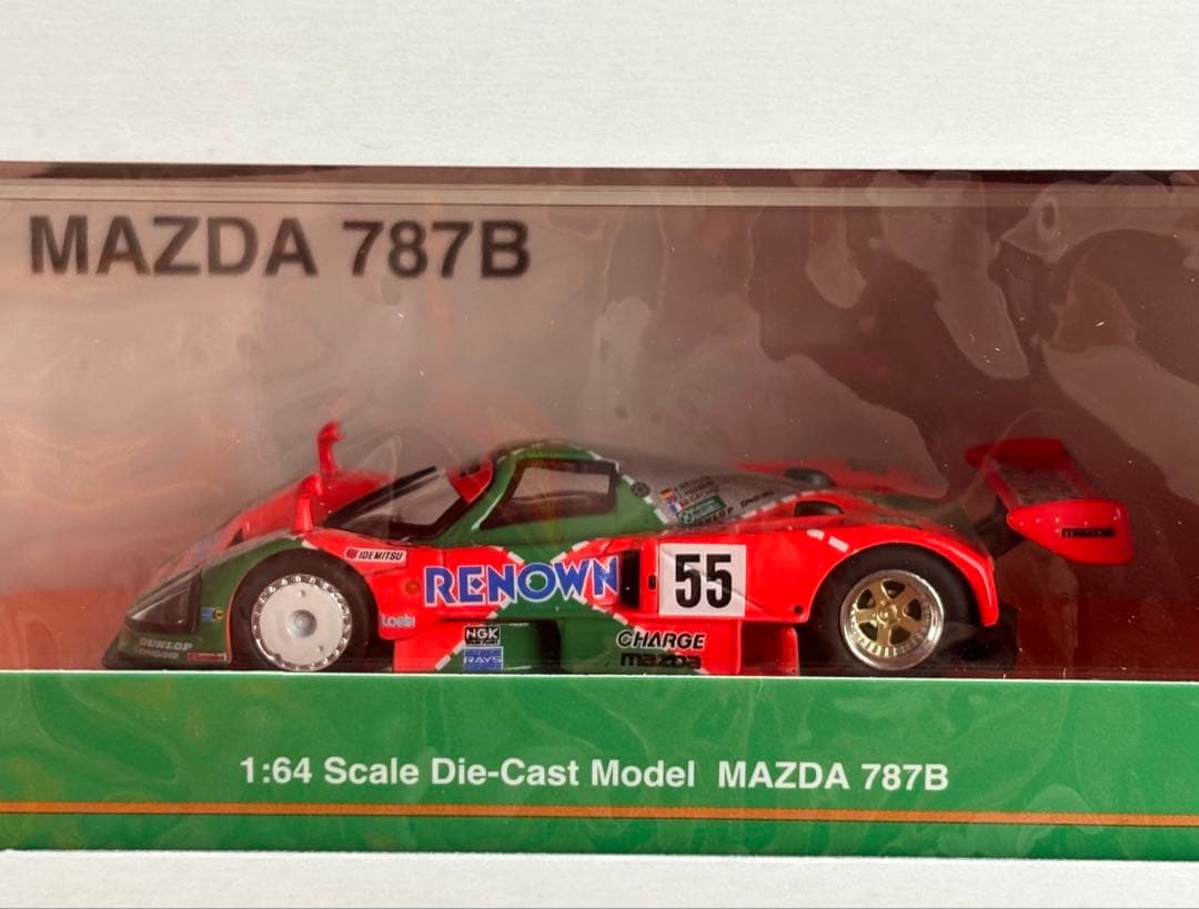 京商 1/64 1991 ルマン 優勝車 マツダ 787B #55レナウンカラー