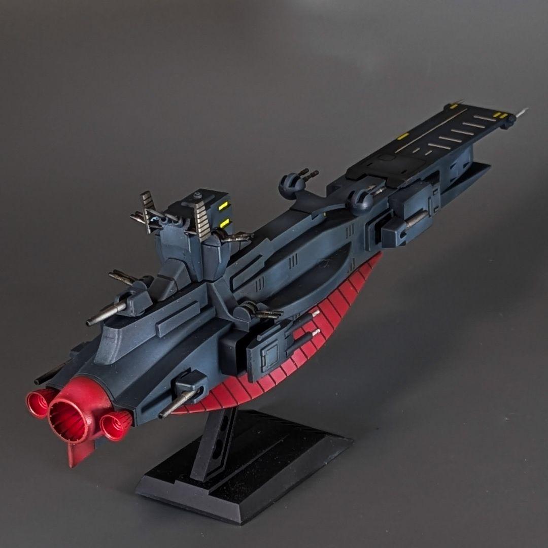 【旧キット】1/1200巡洋艦サラミス　ガンプラ　組立済　完成品