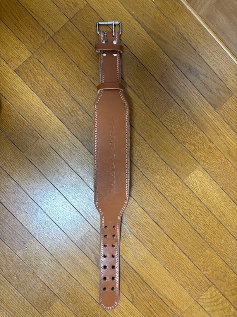 プロレザーベルト　Sサイズ　ゴールドジム