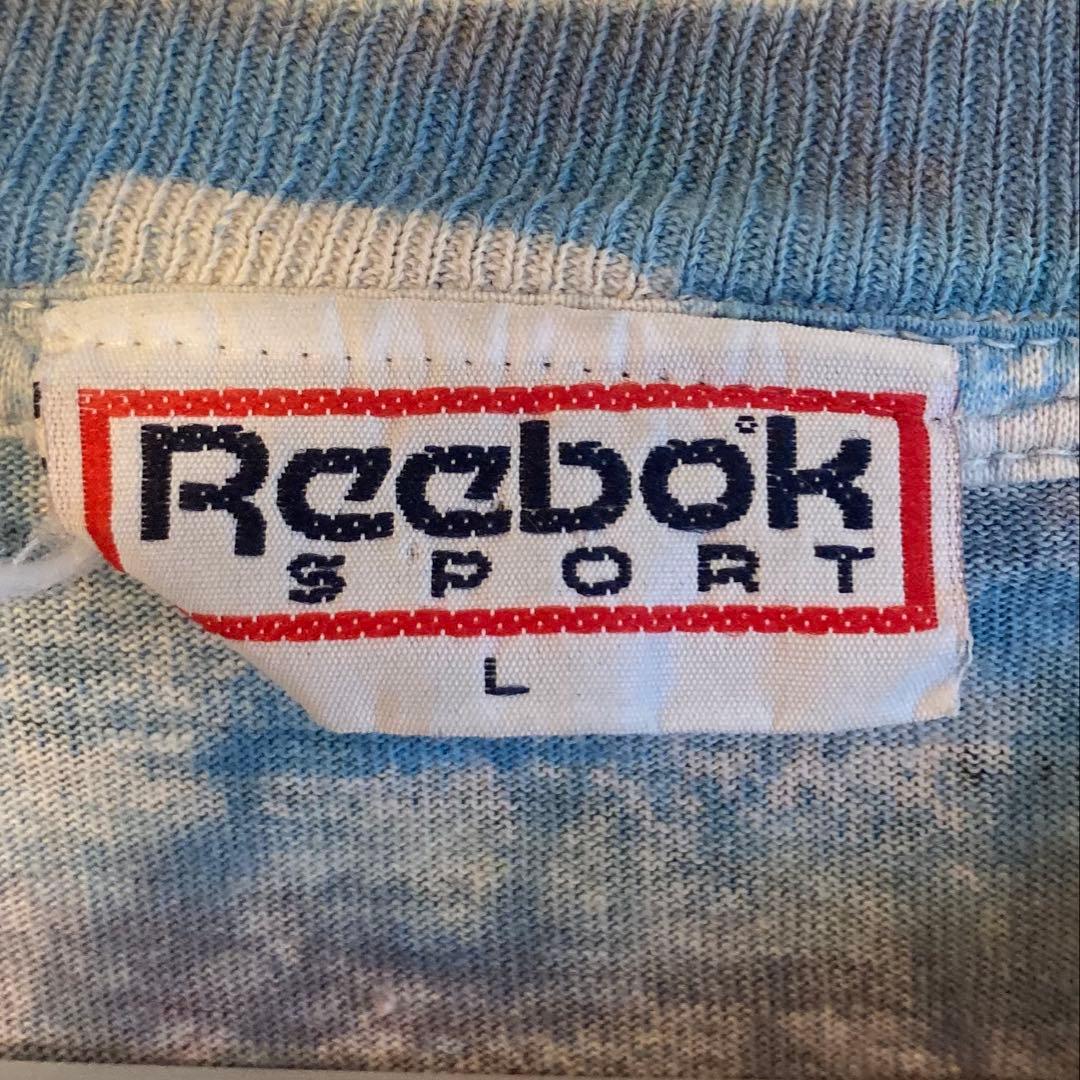 reebok 90s blacktop 総柄　tシャツ ビンテージ