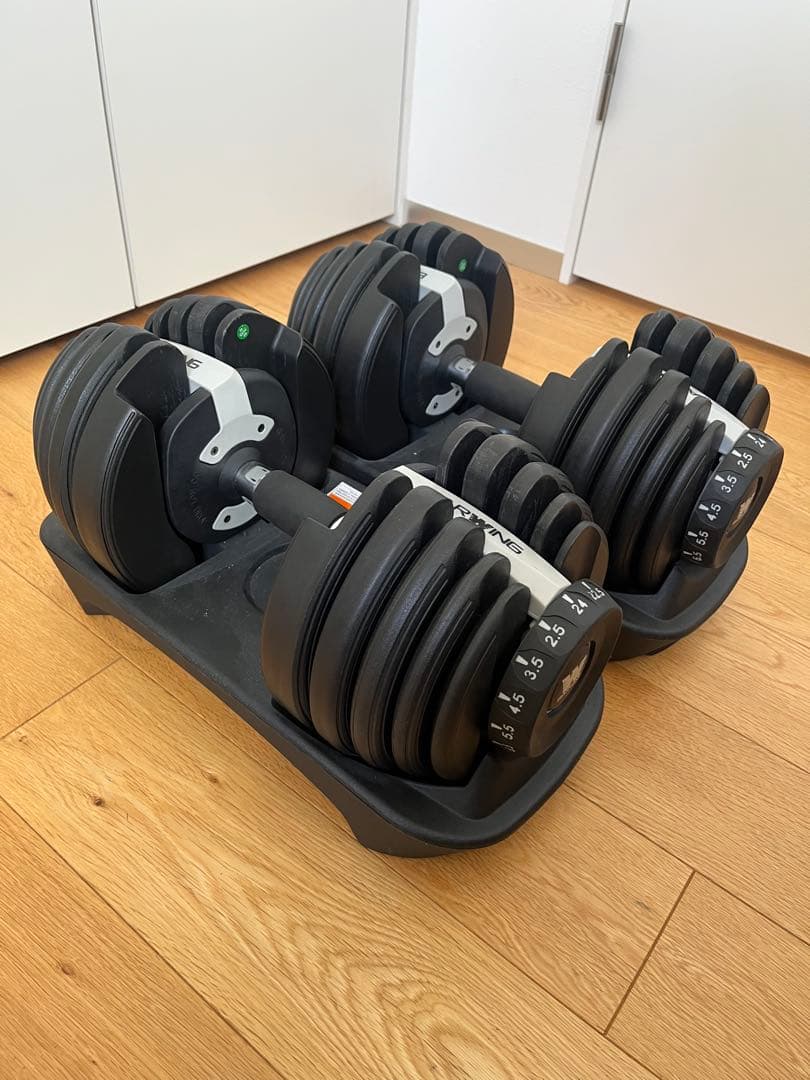 BARWING NEW モデル 可変式ダンベル 24kg 2個セット