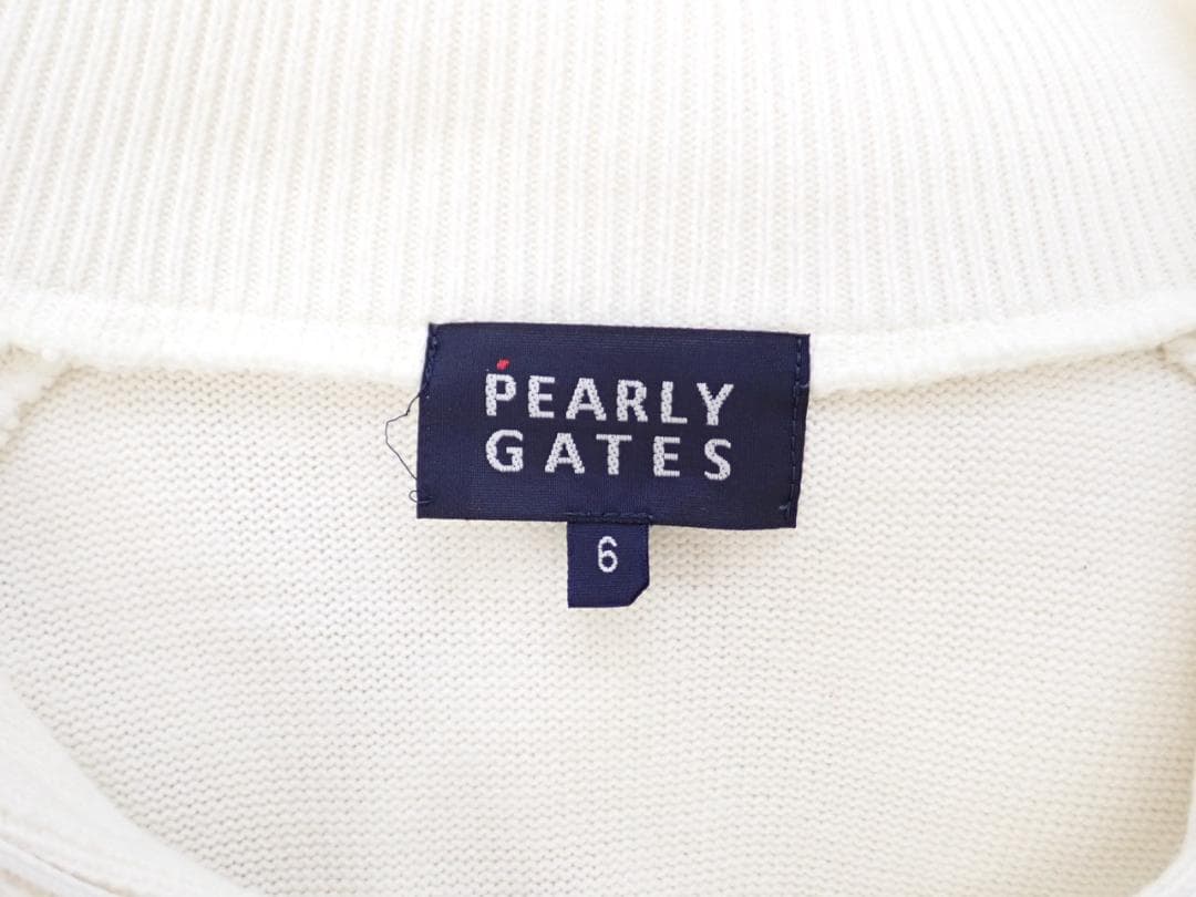 PEARLY GATES パーリーゲイツ ゴルフウェア LLサイズ ホワイト