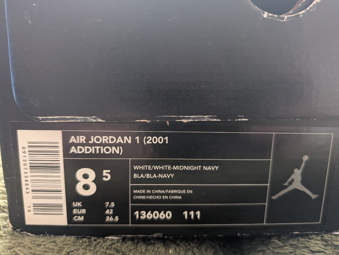 3000足限定 NIKE AIR JORDAN 1 (2001ADDITION