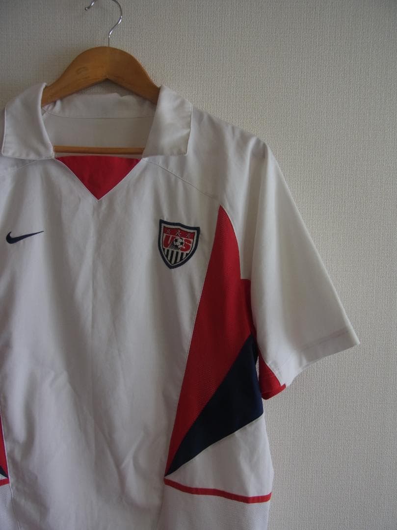 希少 00s NIKE 02/03（H）サッカー アメリカ代表 ユニフォーム M