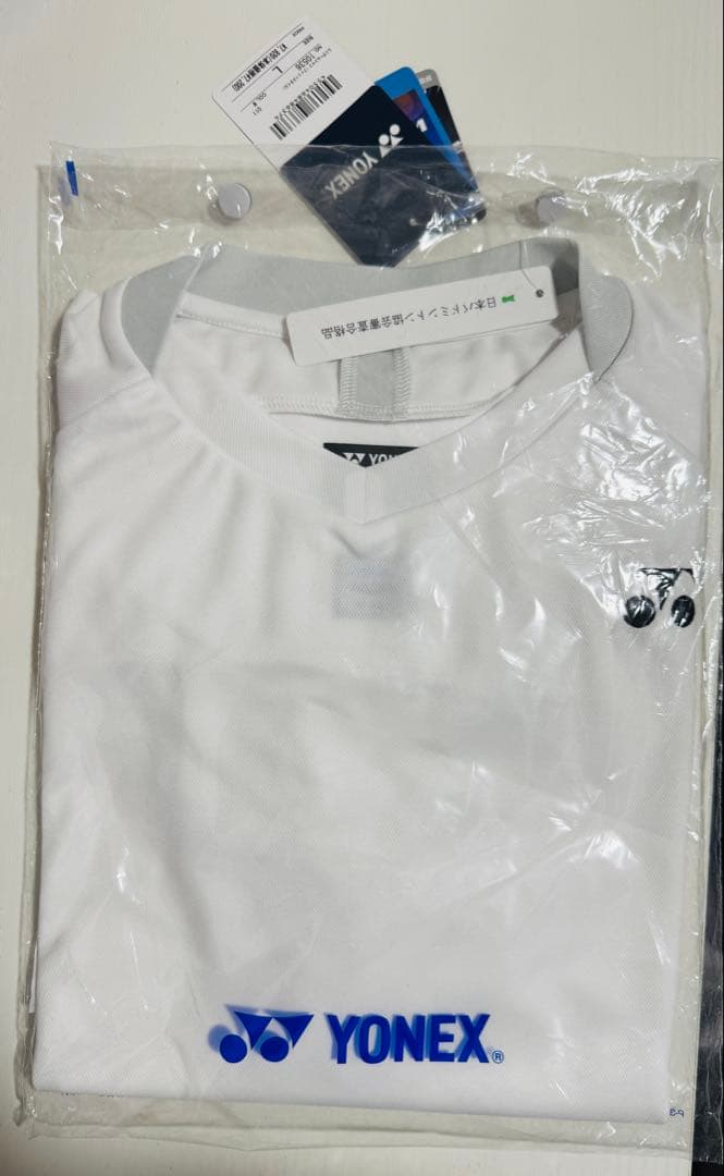 新品タグ付 YONEX ユニゲームシャツ フィットスタイル 白