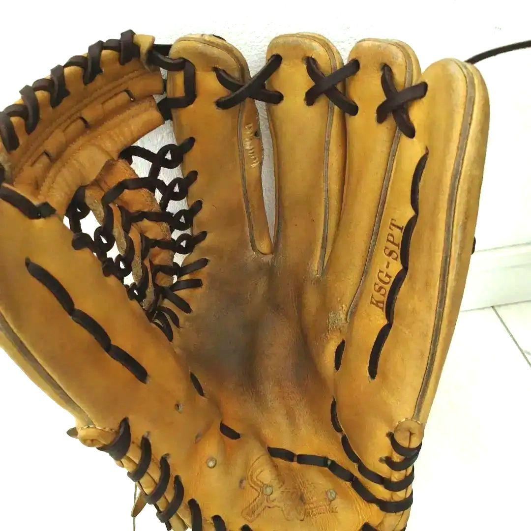 Slugger 硬式グローブ イエロー 外野手用