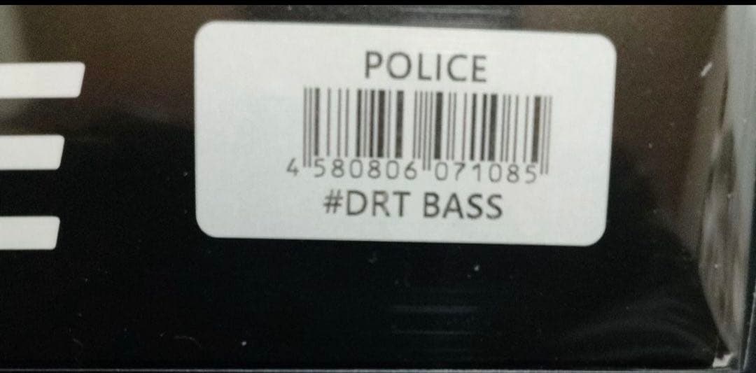 DRT POLICE　ポリス　DRTバス　DRT BASS　新品