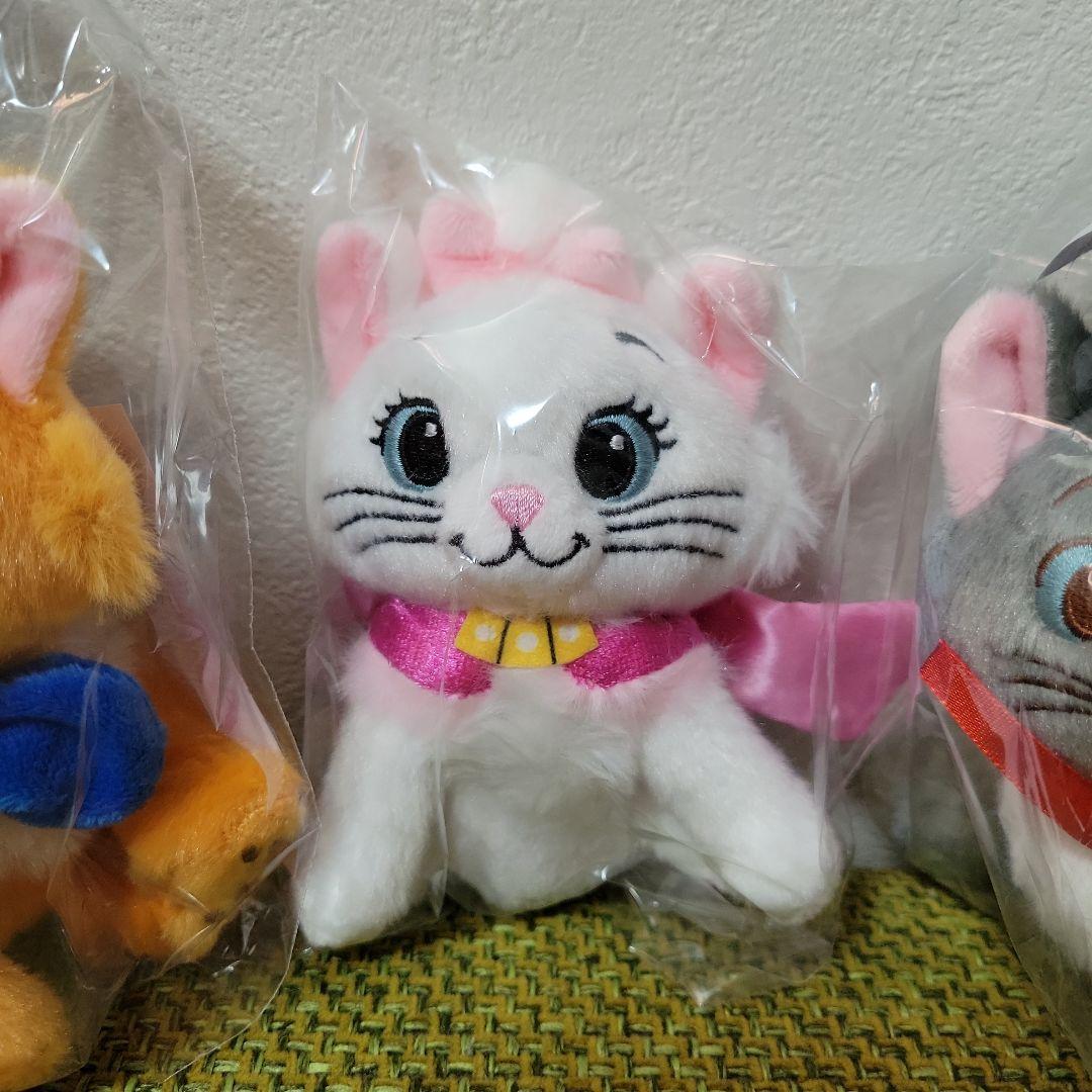 ディズニー　くじ　B賞　ぬいぐるみチャーム　マリー　ベルリオーズ　トゥルーズ