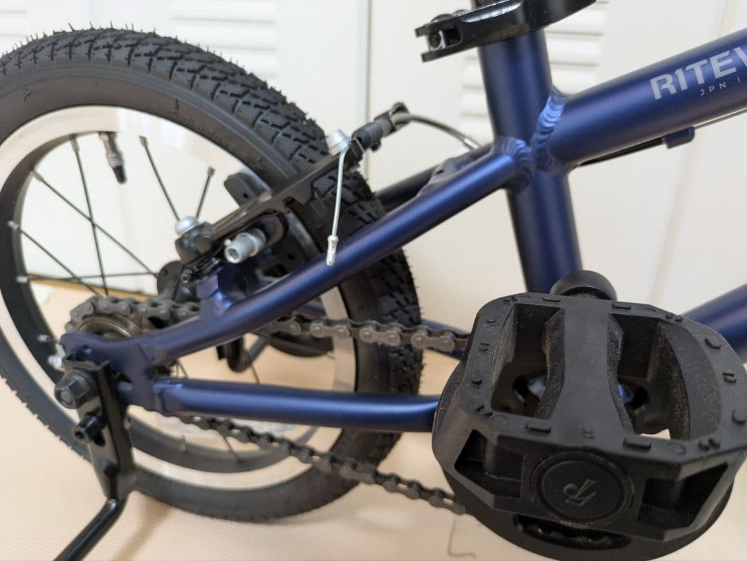 RITEWAY ZIT14インチ ネイビー 補助輪付き