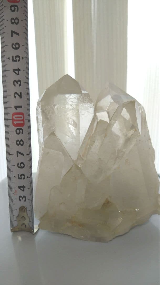 水晶　原石　虹入り