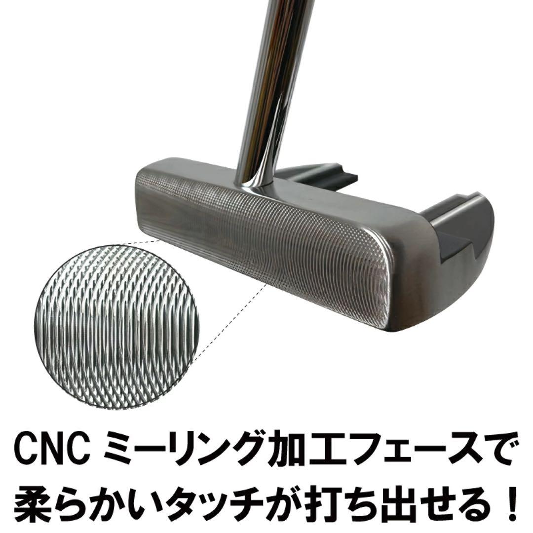 【新品】ターゲットハンター シルバー 中尺パター 42インチ ゴルフパター