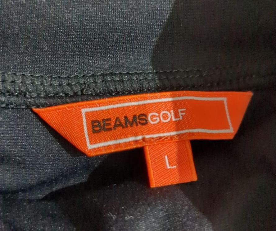 BEAMS GOLF タートルネック L 黒
