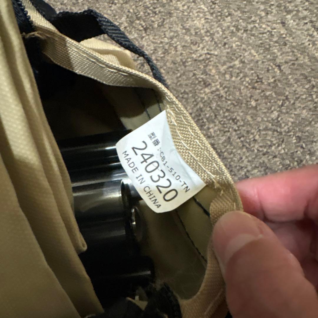 DOD ベージュ 収納バッグ ウサギロゴ
