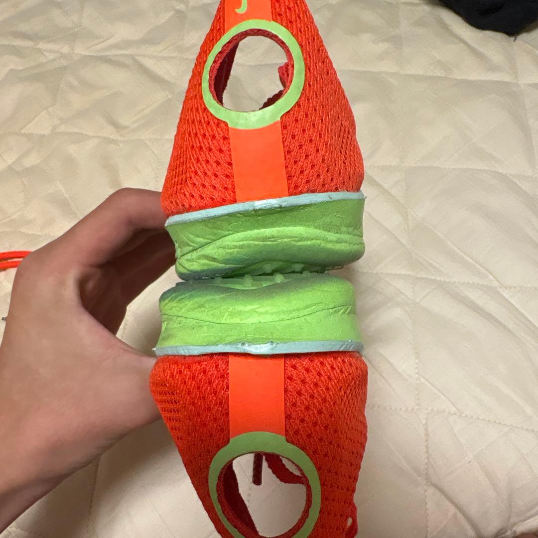 Nike スパイクシューズ オレンジ25.5cm