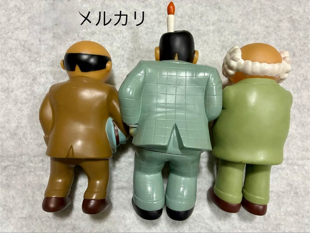 ビリケン商会　ソフビ　ヒゲ親父　アセチレンランプ　お茶の水博士　手塚治虫