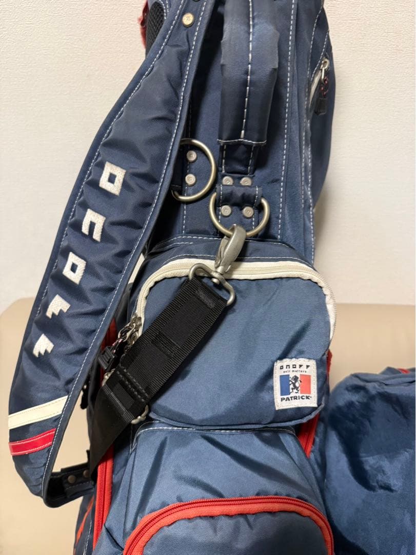 【送料込み】廃盤希少品　ONOFF×PATRICKコラボ キャディバッグ