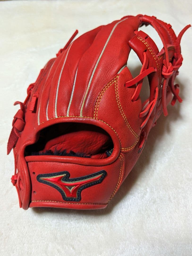 Mizuno SELECT9 Soft Plus 軟式グローブ レッド