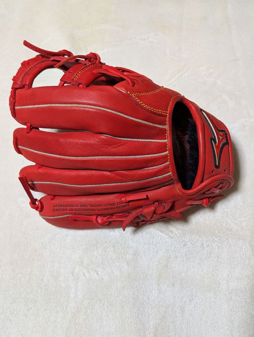 Mizuno SELECT9 Soft Plus 軟式グローブ レッド