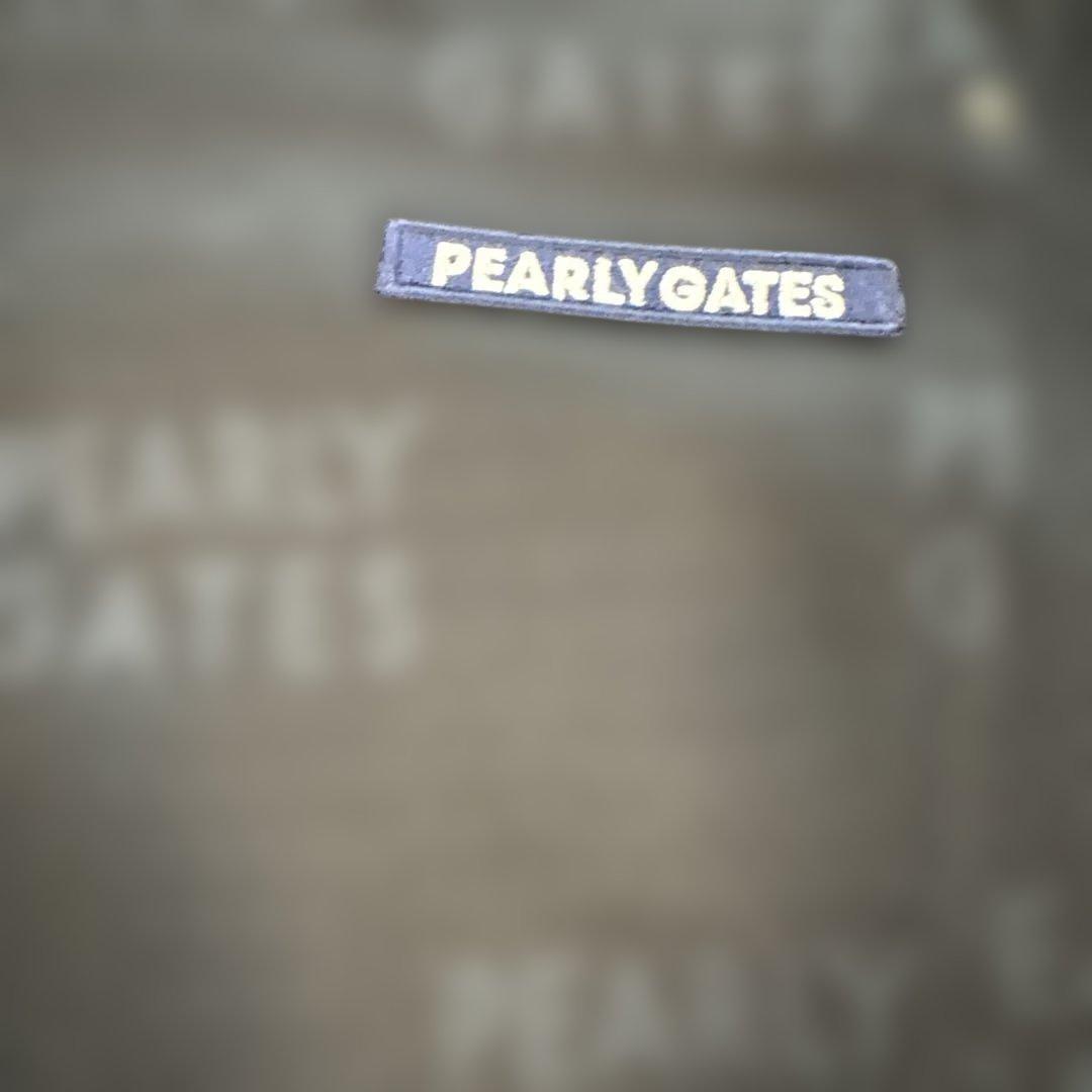 PEARLY GATES ブラック ロゴパンツ