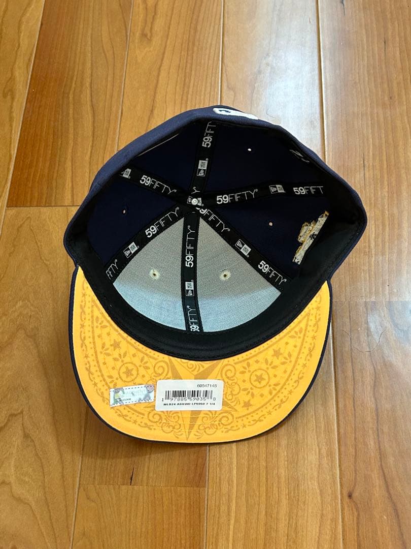 新品ブリュワーズ ニューエラ59FIFTY LPキャップ 7 1/4オールスター