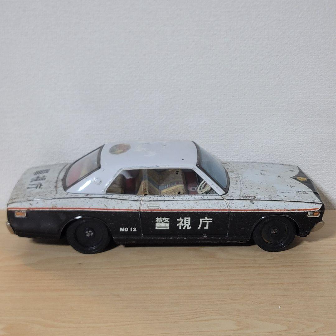 イチコー ブリキ ニッサングロリア パトカー 40cm ジャンク品 昭和レトロ