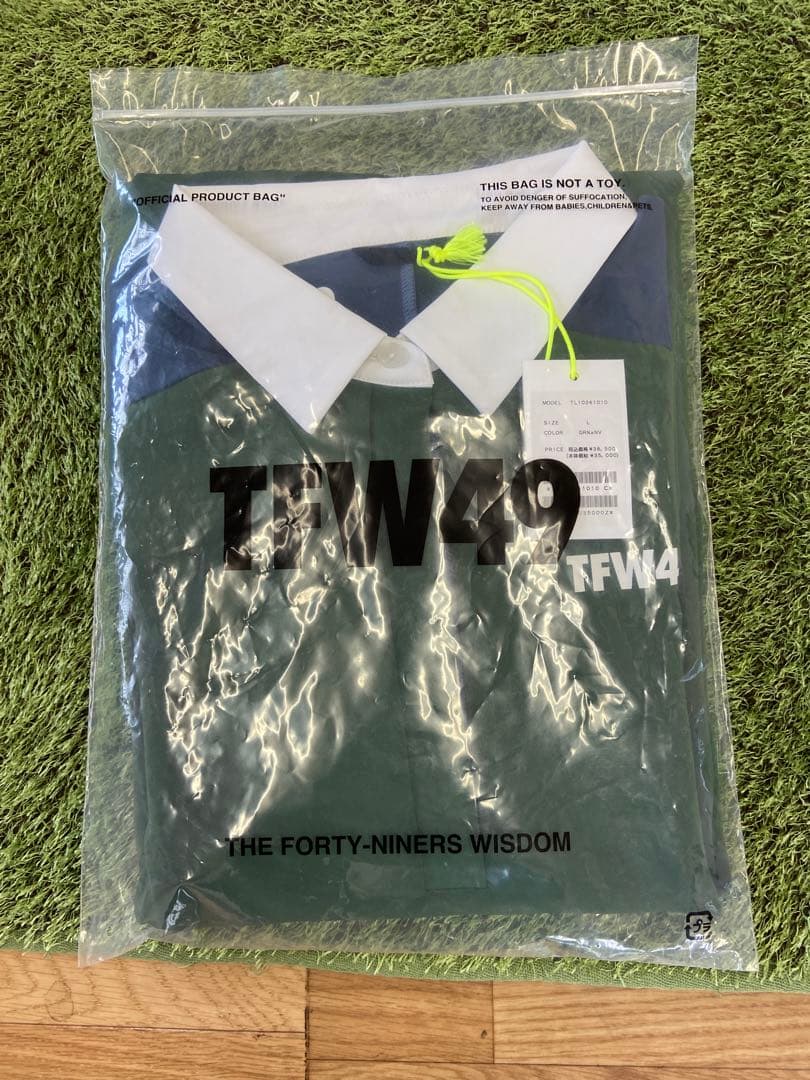 t*f様 新品正規品【TFW49/size L】ワンピース　長袖ポロシャツ　カッ