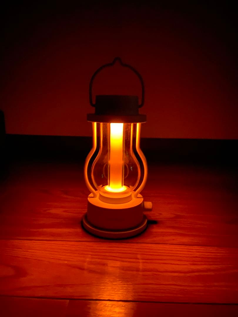 バルミューダ ランタン ホワイト 動作確認済み 美品 純正充電器付