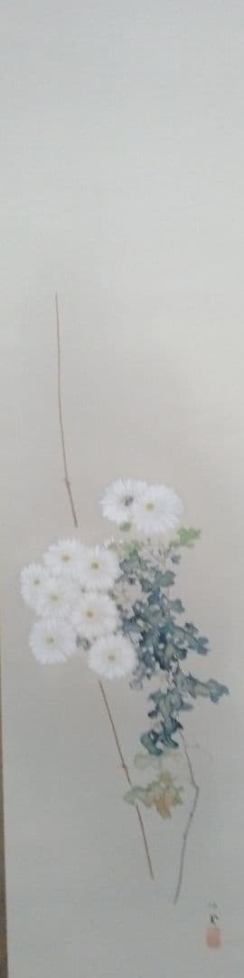 竹内栖鳳「白菊」
