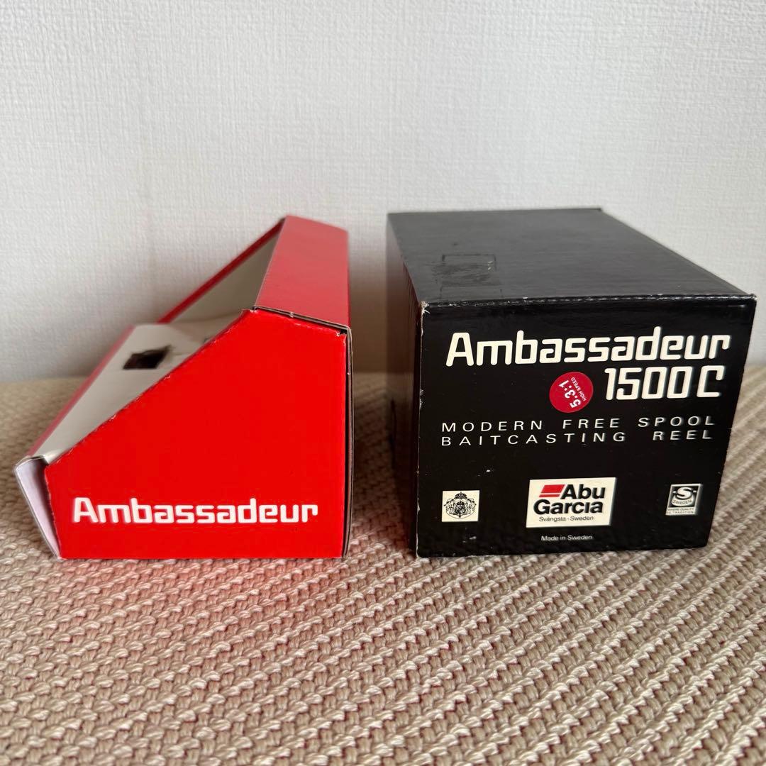abu ambassadeur 1500c black ブラック 箱付き