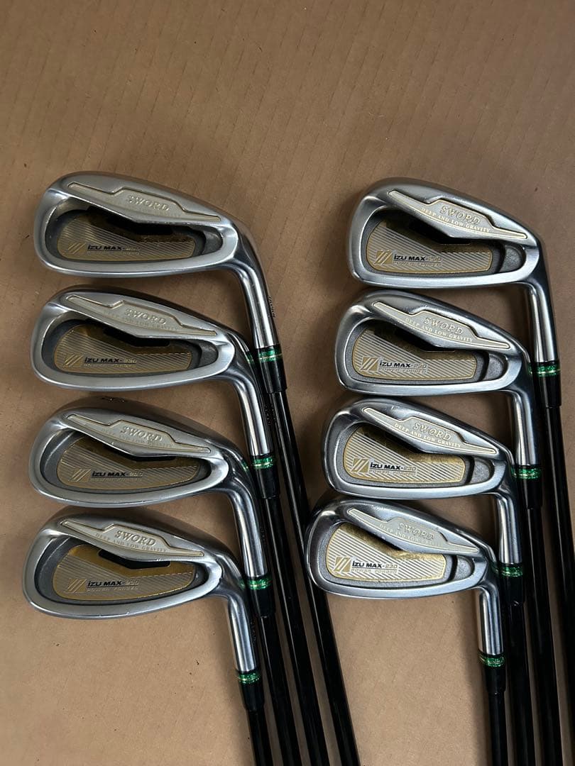 KATANA GOLF SWORD izu MAX-230 アイアン8本セット