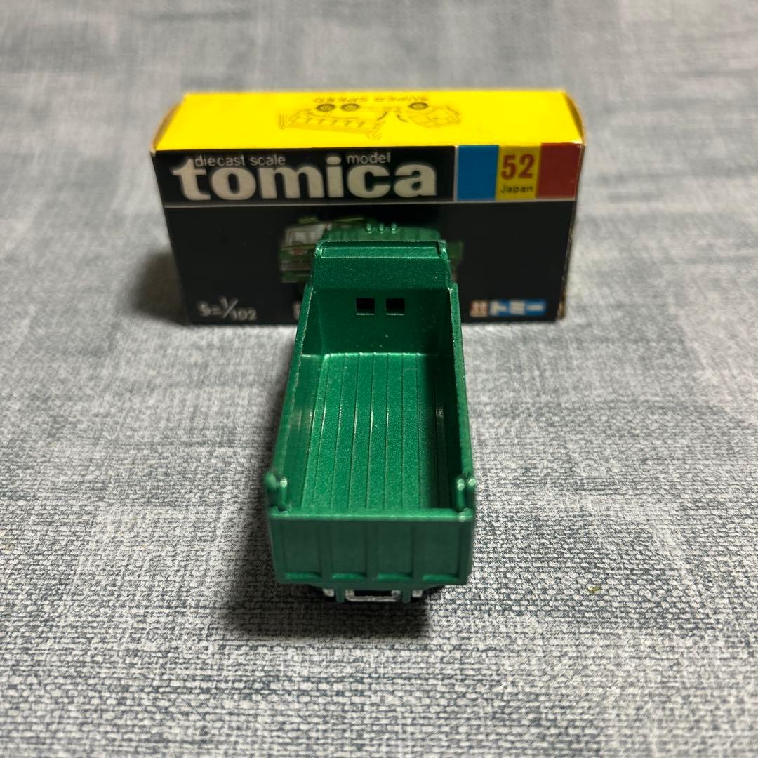 トミカ　no:52 日野 ダンプ・カー 日本製 黒箱 箱付き