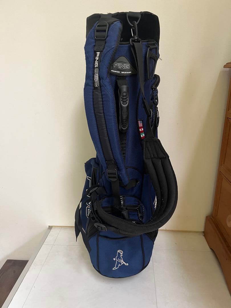 PING キャディバッグ スタンド型　ネイビー HOOFER VANTAGE