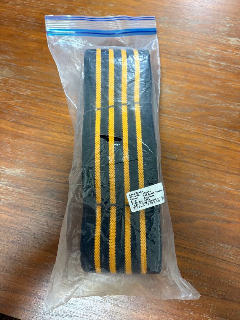 Knee Wraps ブラック/フレーム