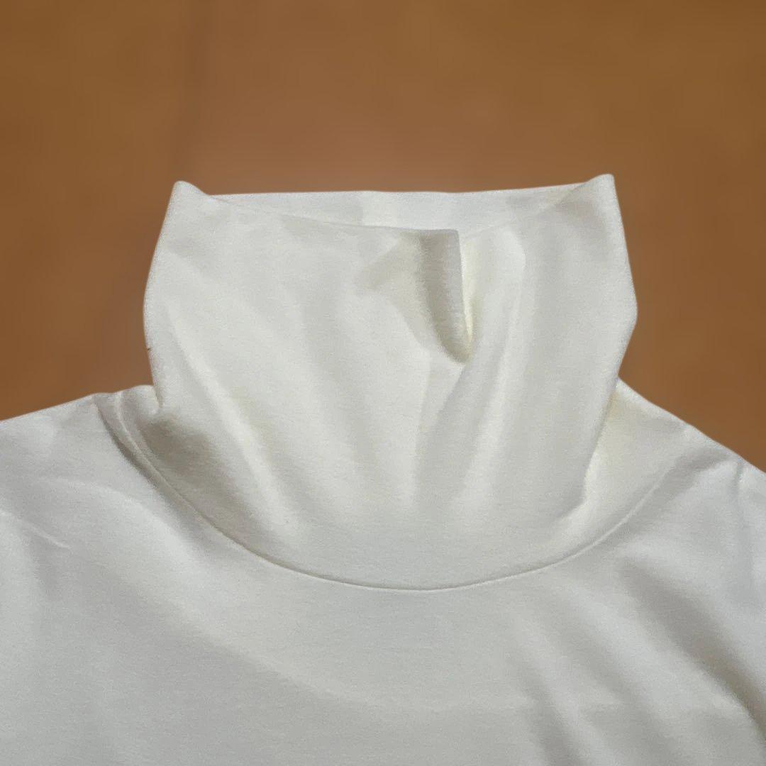 今期　BEAMS GOLF タートルネック　モックネック　ロゴ　パープルラベルL