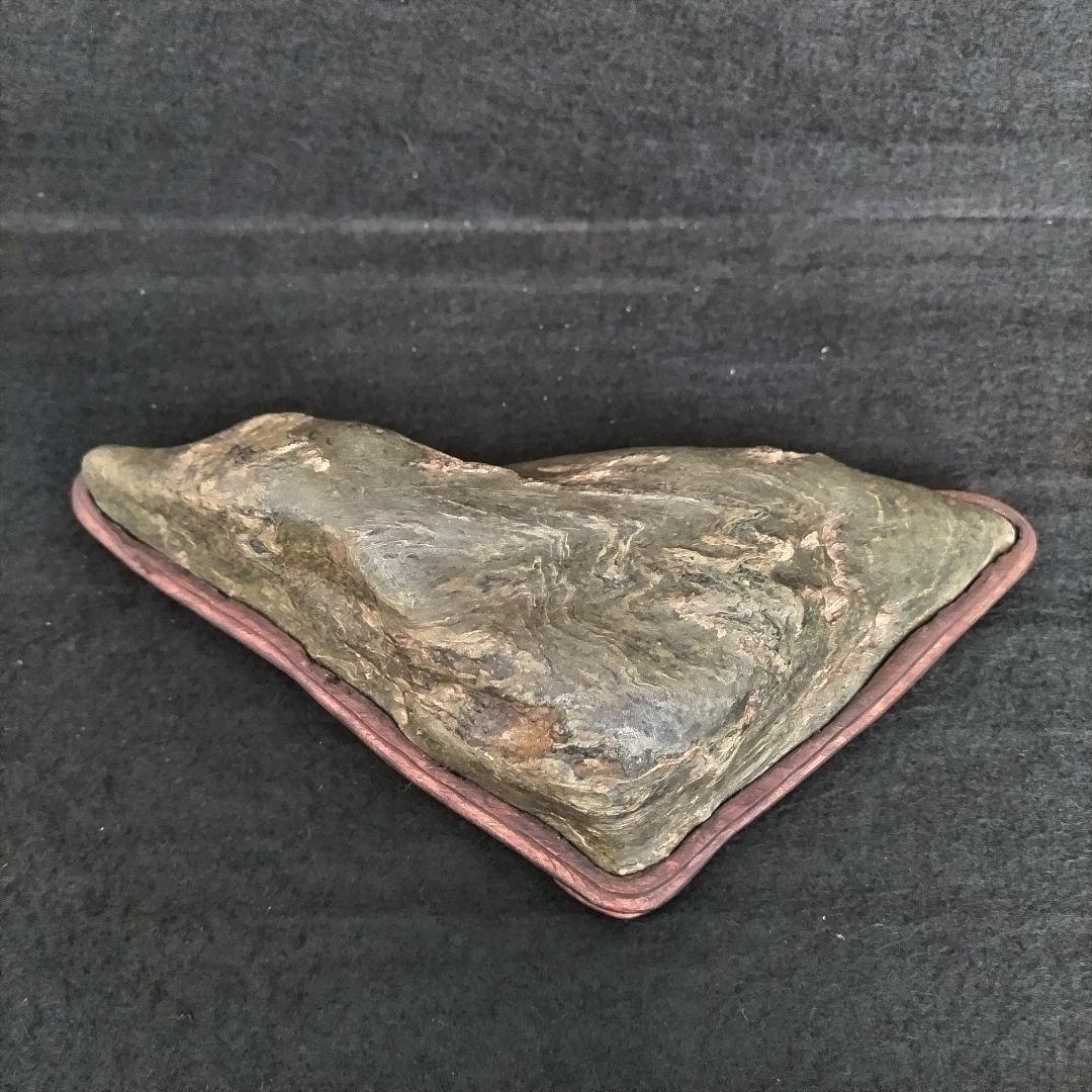 神居古潭石 輝緑石 青黒石 青古潭 茄子紺 自然石 水石 鑑賞石 盆石