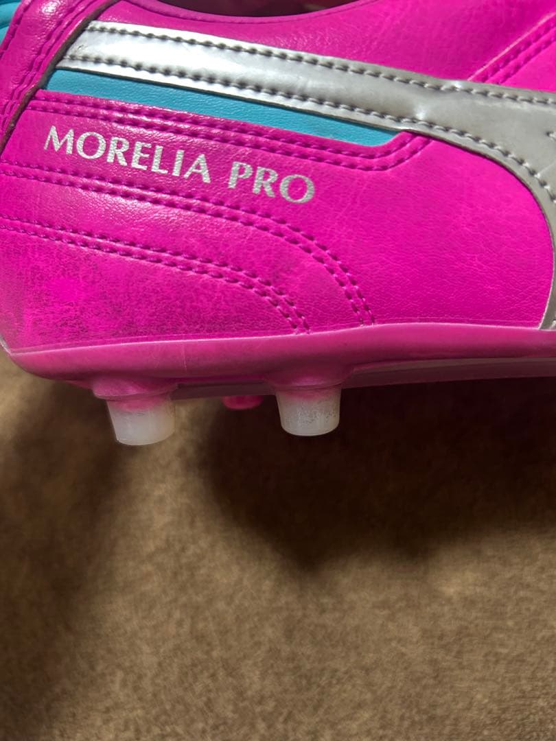 【希少】Mizuno Morelia Pro ピンク26cmAG 日本未発売品