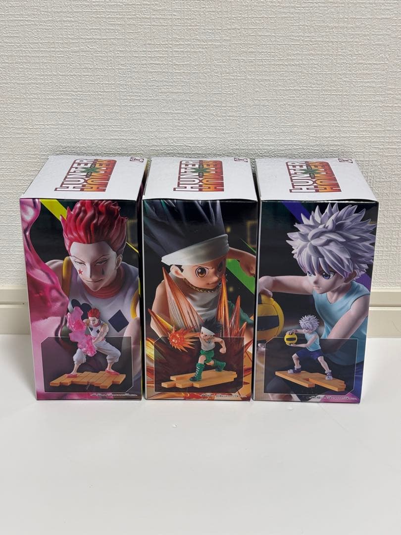 ハンターハンター グリードアイランド編　フィギュアセット（ゴン、キルア、ヒソカ）