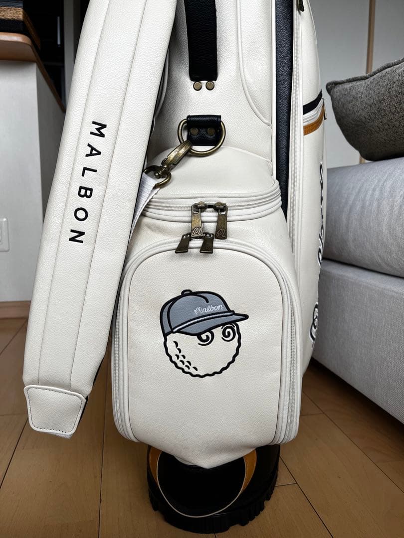 超美品大人気マルボンゴルフ スタンドキャディバッグ Malbon Golf 9型