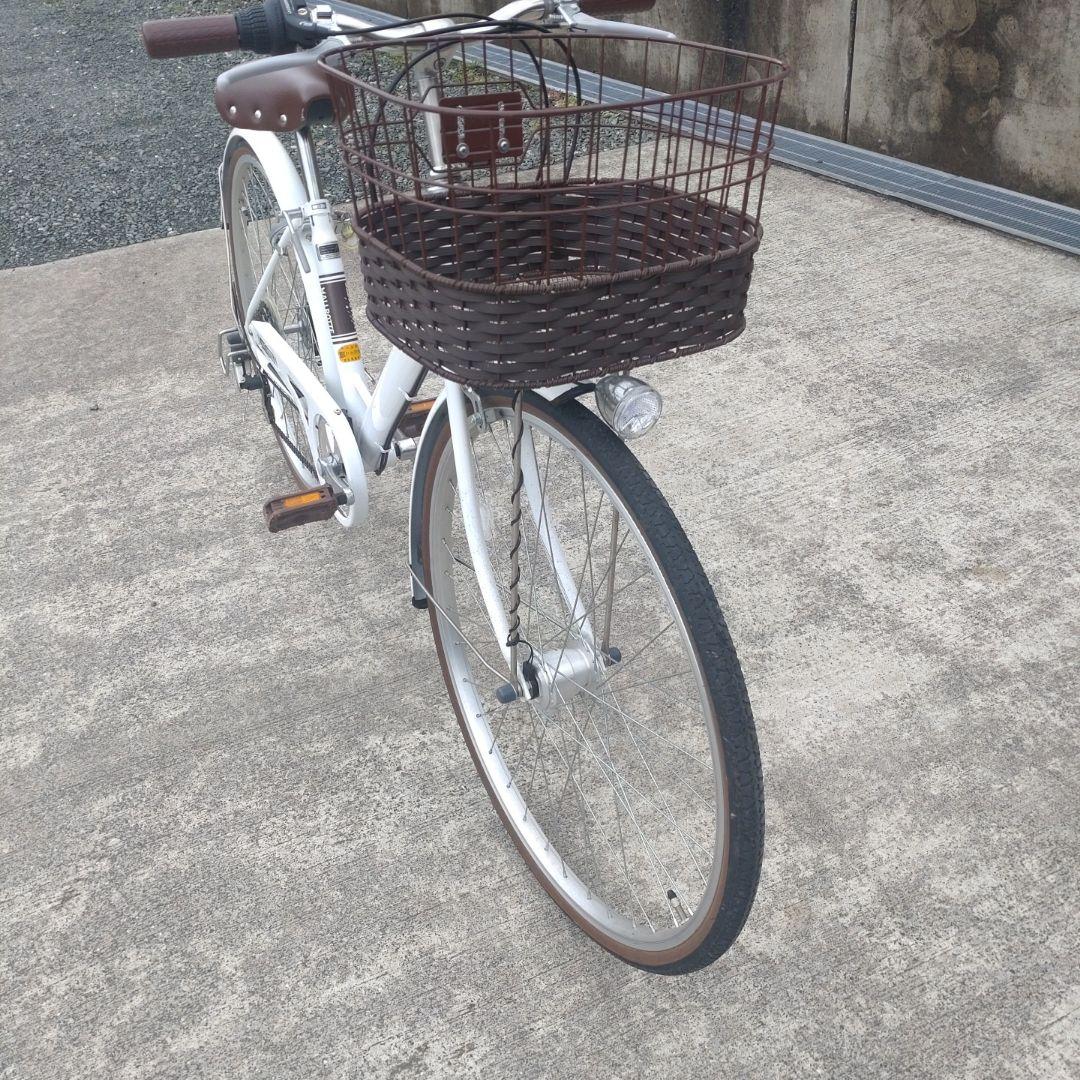 【愛知県豊橋市&田原市　直接引渡し限定】26インチ　シティサイクル ホワイト