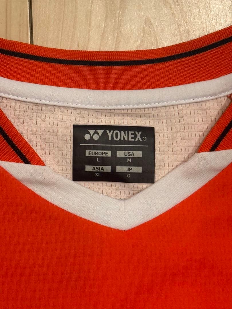 YONEX バドミントン テニス ゲームシャツ Oサイズ 中国代表 10581