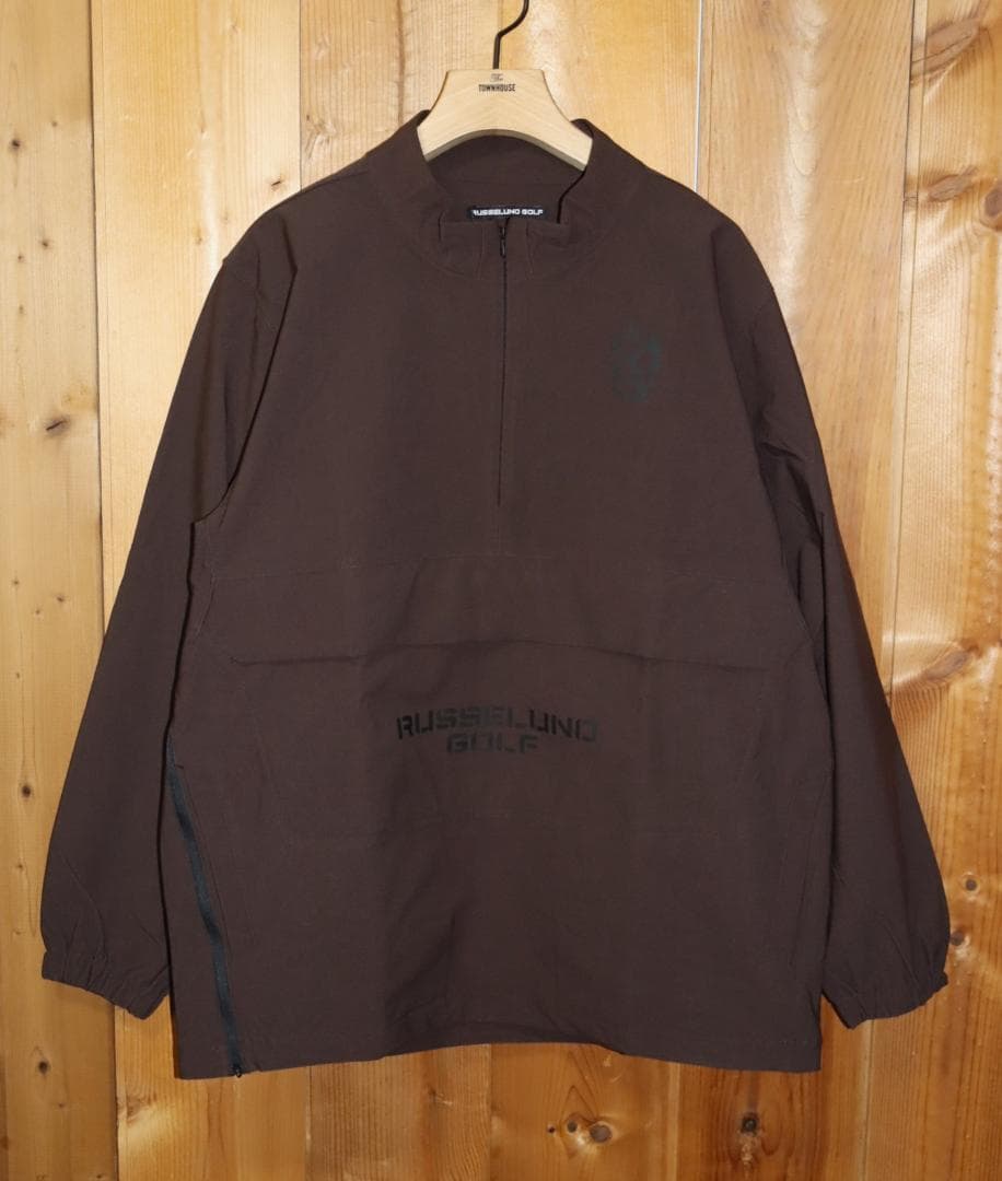 新品 ラッセルノ ゴルフ ハーフジップ プルオーバーブルゾン (6/XL) Ⓗ