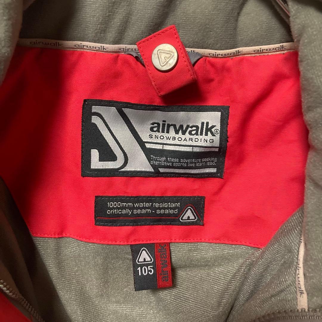 AIRWALKエアウォーク スノボジャケットセットアップ上下セットLLサイズ